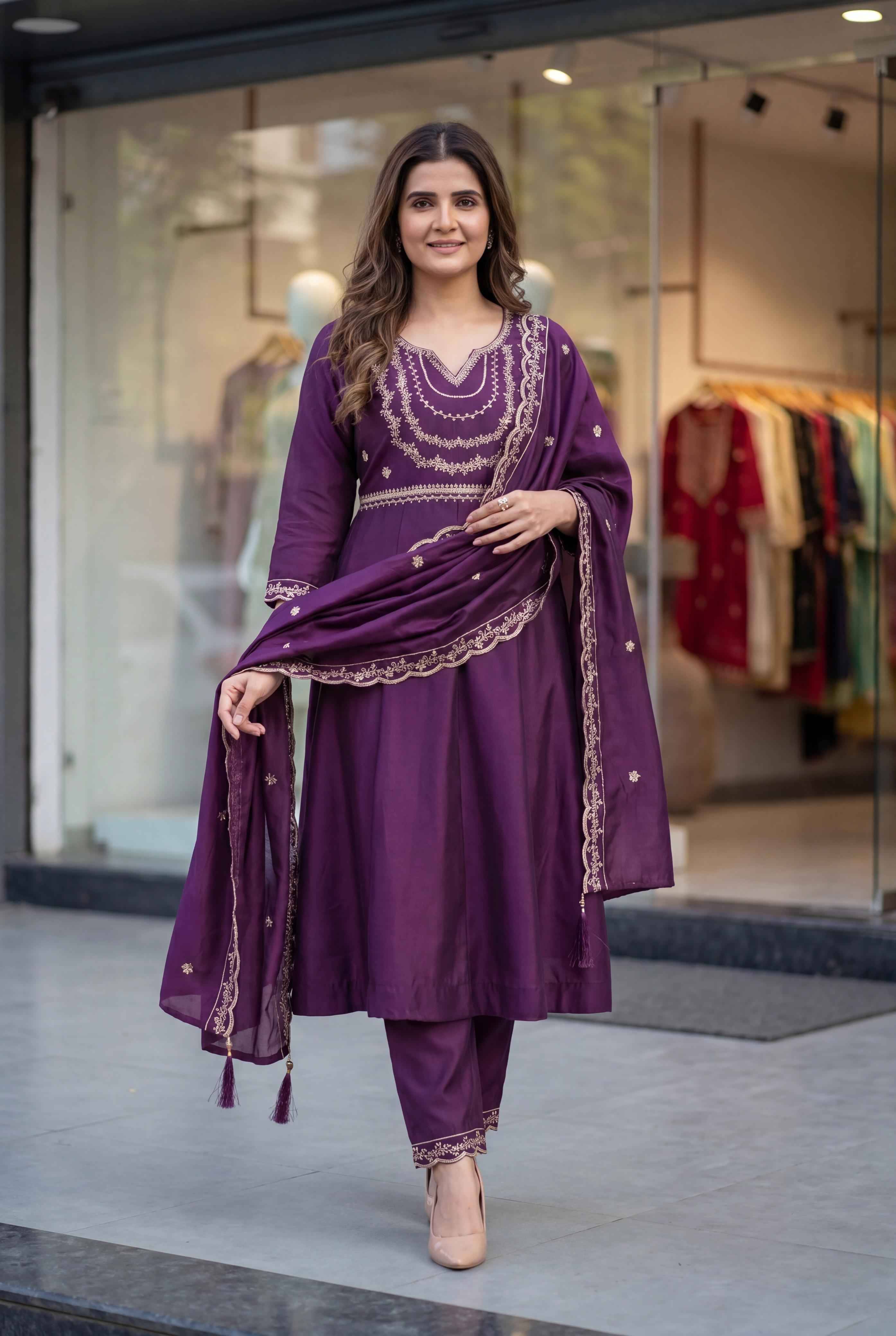 Kriti By Fashid Designer Festive Suits Beautiful Fancy Stylish Colorful Party Wear & Occasional Wear Roman Silk Dresses At Wholesale Price